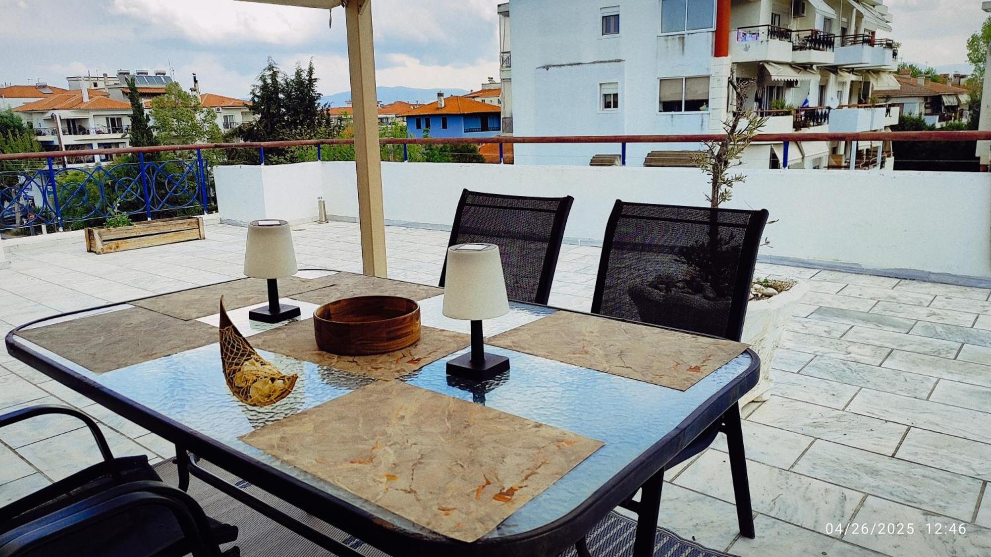 Golden Sky 1 Apartment Peraía Exterior foto